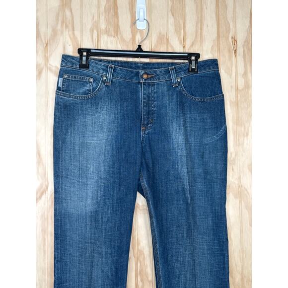 Carhartt Women Jeans Durable & Stylish Size 14 Frayed Hem - Picture 4 of 7